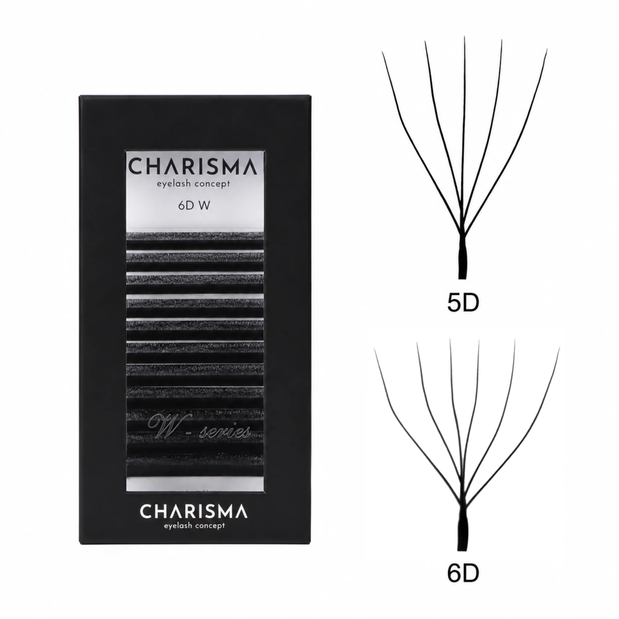SPEEDY Lashes W Premade Fans Black